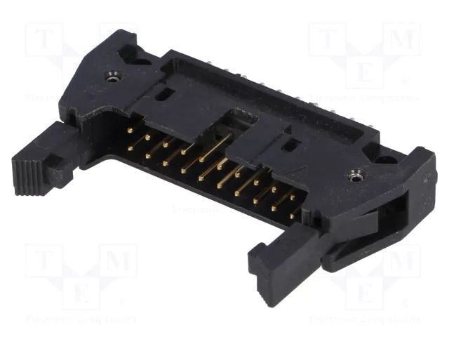 Connector: IDC; socket; male; PIN: 20; 3000; straight; 5A; THT; 2.54mm 3M N3428-6302RB