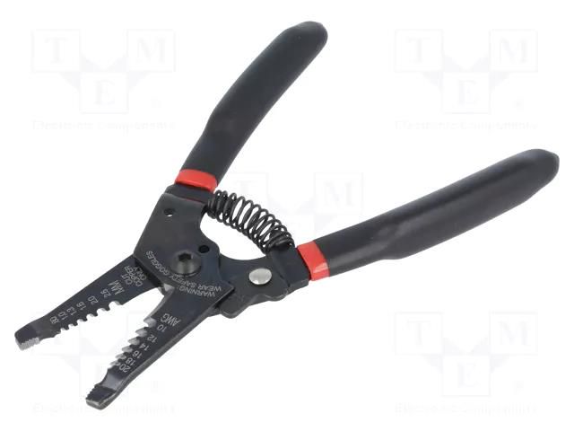 Stripping tool; 20AWG÷10AWG; 0.8÷2.6mm2; Wire: round; 165mm NEWBRAND NB-STRIP08