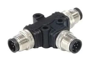 SENSOR SPLITTER, 4P M8 PLUG-2 X M8 PLUG PXPPVC08TSMM04AFIIFI