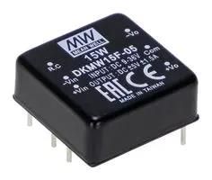 DC-DC CONVERTER, 2 O/P, 15W DKMW15F-05