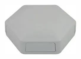 ENCLOSURE, HEX-BOX IOT, ABS, GREY CBHEX1-60-GY