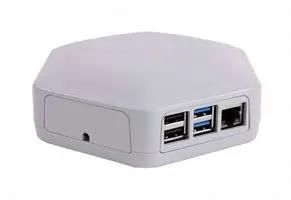 ENCLOSURE, HEX-BOX IOT, ABS, GREY CBHEX1-PI4-GY
