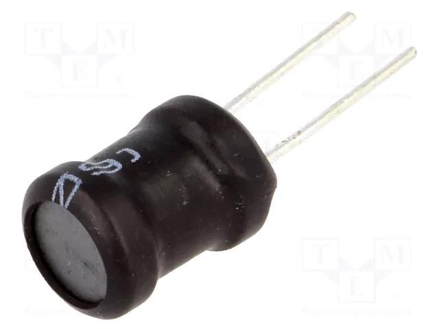 Inductor: wire; THT; 560uH; Ioper: 1A; 834mΩ; ±10%; Ø10.5x13.5mm FERROCORE COIL0912-0.56