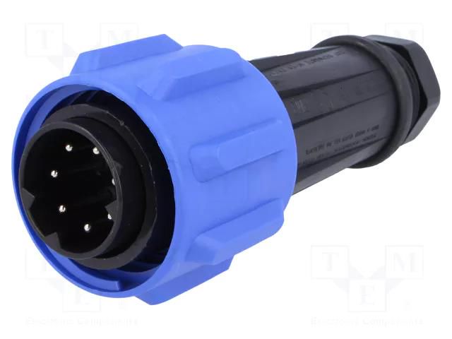 Connector: circular; plug; male; PIN: 7; 32A; 430V; Buccaneer 900 BULGIN PX0911/07/P/02