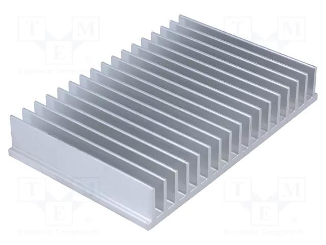 Heatsink: extruded; grilled; L: 100mm; W: 150mm; H: 25mm; aluminium STONECOLD RAD-A52317/100