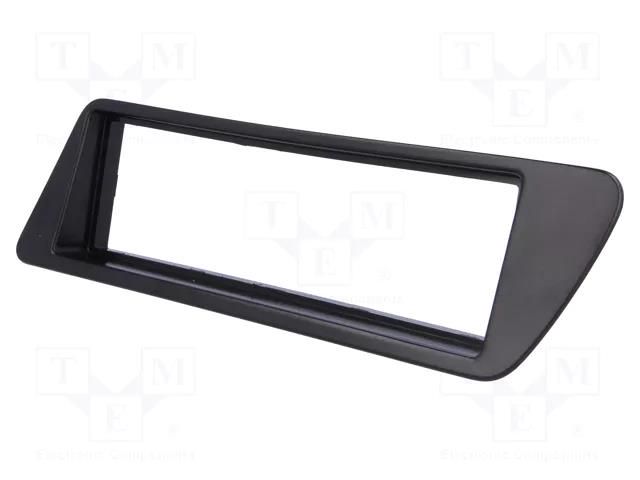 Radio frame; Peugeot; 1 DIN; black COMPOTECH RAM-40.087.4