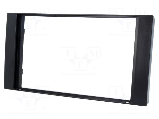 Radio frame; Ford; 2 DIN; black 4CARMEDIA RAM-40.153.2