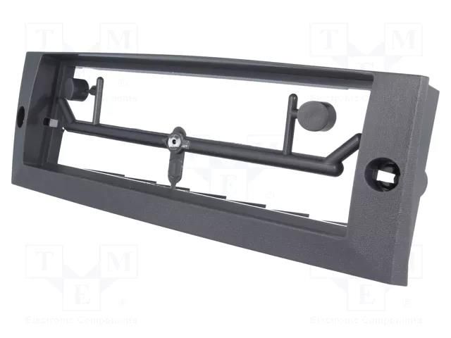 Radio frame; Mitsubishi; 1 DIN; black ACV RAM-40.172