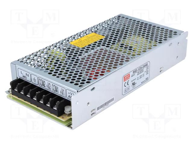 Power supply: switching; for building in,modular; 144W; 24VDC MEAN WELL RID-125-2448