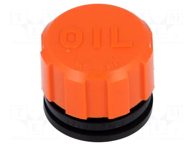 Breather cap; with "tech-foam" air filter of polyurethane ELESA+GANTER SFP.30-22X1.5+F/FO