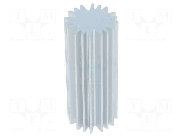 Heatsink; LED; Ø: 20mm; H: 50mm FISCHER ELEKTRONIK SK58550AL