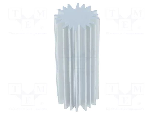 Heatsink; LED; Ø: 20mm; H: 50mm FISCHER ELEKTRONIK SK58550AL