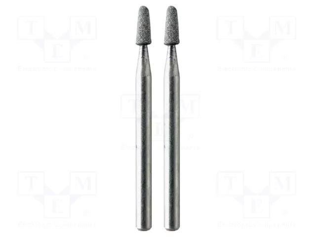 Grindingstone; Ø: 3mm; Ø: 2.35mm; ceramic grinding; 2pcs. PG MINI PG-M2410