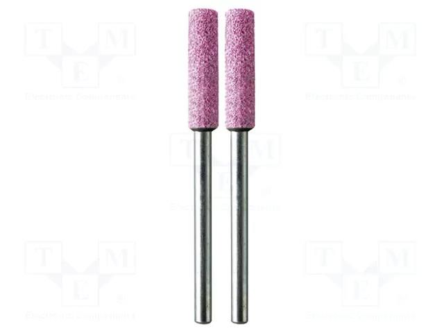 Grindingstone; Ø: 4.8mm; Ø: 3mm; 2pcs; aluminium oxide PG MINI PG-M2715
