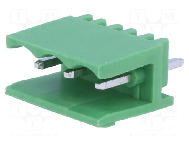 Connector: pluggable terminal block; socket; male; 15A; 300V; THT NINIGI TBG-5-PB-3P/GN