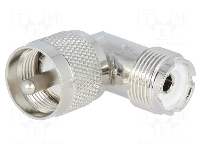 Coupler; UHF male,UHF female; angled 90° YIZN Jiangsu Tengyu Electronics co. UHF-306