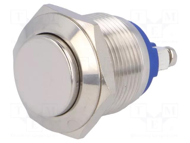 Switch: vandal resistant; Pos: 2; SPST-NO; 0.5A/220VAC; 2A/36VDC ONPOW V19-10H-S
