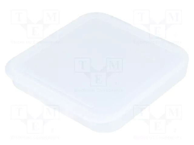 Container: single; polypropylene; 105x105x13mm LICEFA V20-10