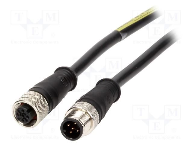 Cable: for sensors/automation; plug; PIN: 5; M12 male,M12 female MOLEX MX-120007-0969