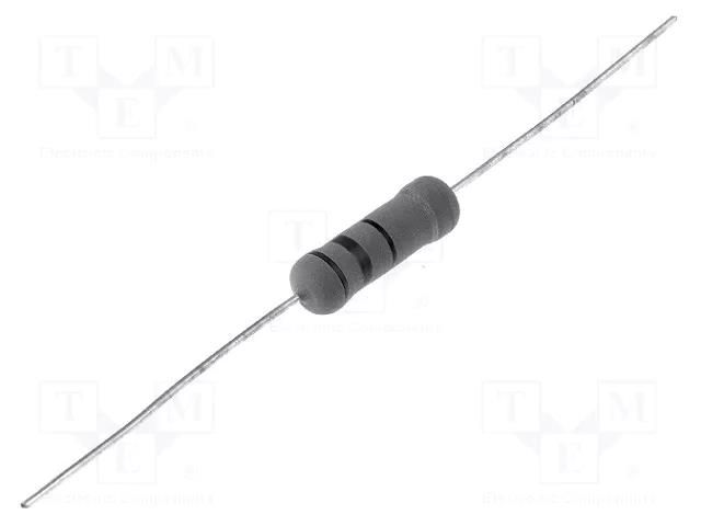 Resistor: wire-wound; THT; 12Ω; 3W; ±5%; Ø0.7x28mm; Ø5.5x16mm; axial ROYALOHM KNP03WS-12R