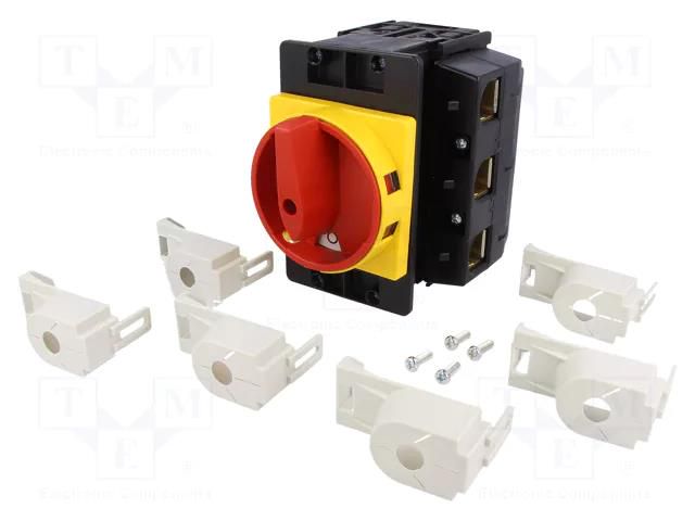 Switch: main cam switch; Stabl.pos: 2; 250A; OFF-ON; Poles: 3; 90kW EATON ELECTRIC P5-250/EA/SVB