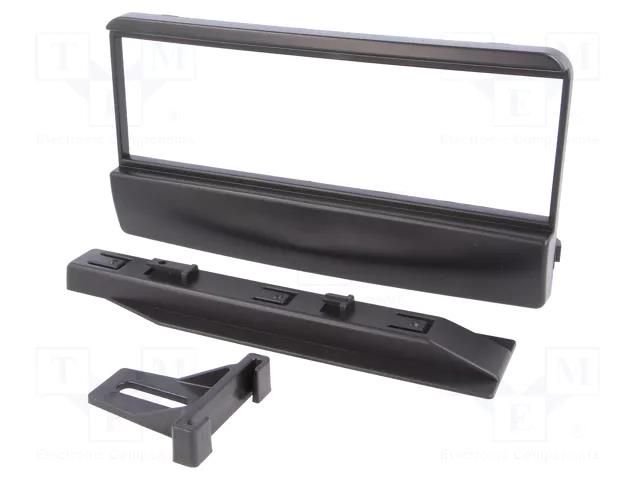 Radio frame; Ford,Mazda; 1 DIN; black 4CARMEDIA RAM-40.072.3