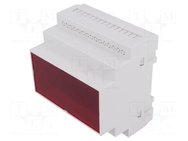 Enclosure: for DIN rail mounting; Y: 90mm; X: 87mm; Z: 65mm; ABS KRADEX Z-109F