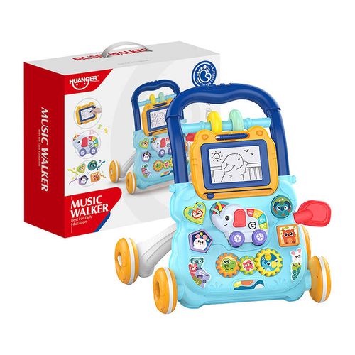 Interactive educational baby walker (blue) Huanger HE0810, Huanger HE0810