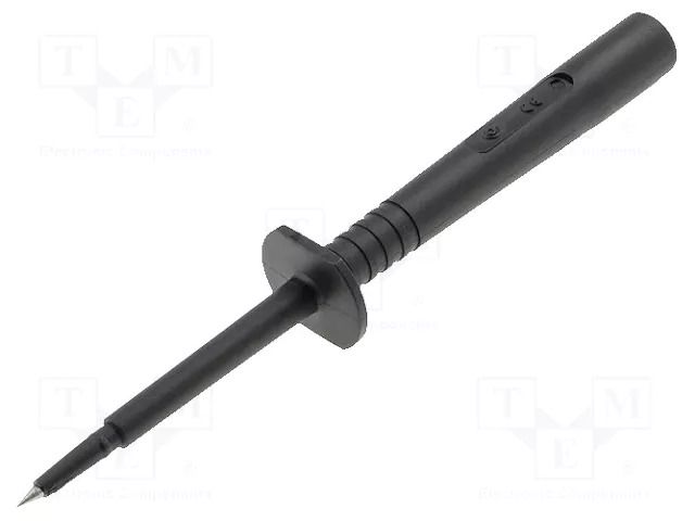 Measuring tip; 16A; black; Socket size: 4mm ELECTRO-PJP PJP402-IEC-CATIV-N