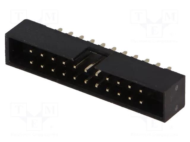 Connector: IDC; socket; male; PIN: 22; straight; THT; 2mm; 2x11; black AMPHENOL COMMUNICATIONS SOLUTIONS T823-122A1S100HEU