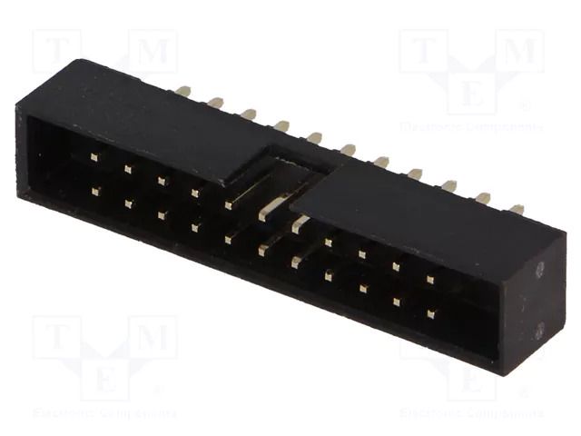 Connector: IDC; socket; male; PIN: 22; straight; THT; 2mm; 2x11; black AMPHENOL COMMUNICATIONS SOLUTIONS T823-122A1S100HEU