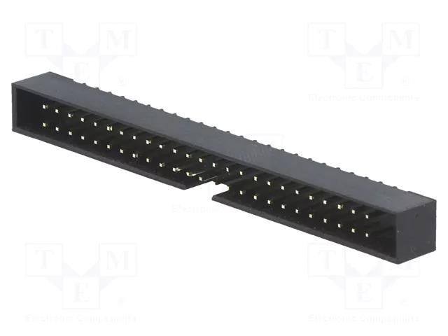Connector: IDC; socket; male; PIN: 50; straight; THT; 2mm; 2x25; black AMPHENOL COMMUNICATIONS SOLUTIONS T823-150A1S100HEU