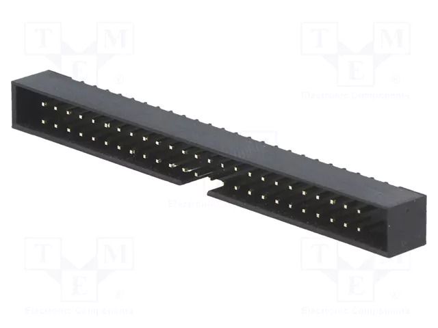 Connector: IDC; socket; male; PIN: 50; straight; THT; 2mm; 2x25; black AMPHENOL COMMUNICATIONS SOLUTIONS T823-150A1S100HEU