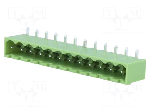 Connector: pluggable terminal block; socket; male; 15A; 300V; THT XINYA TBG-5-KW-12P-GN
