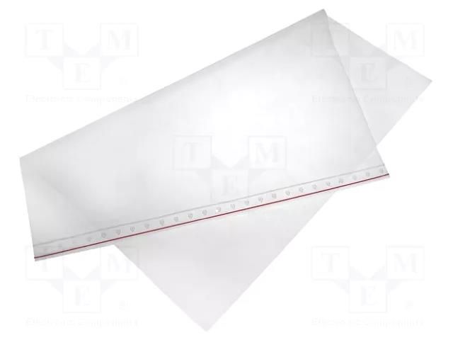 Self-seal bag; L: 550mm; Width: 550mm; Thick: 45um; polyetylene PLAST PL.TOR550X550