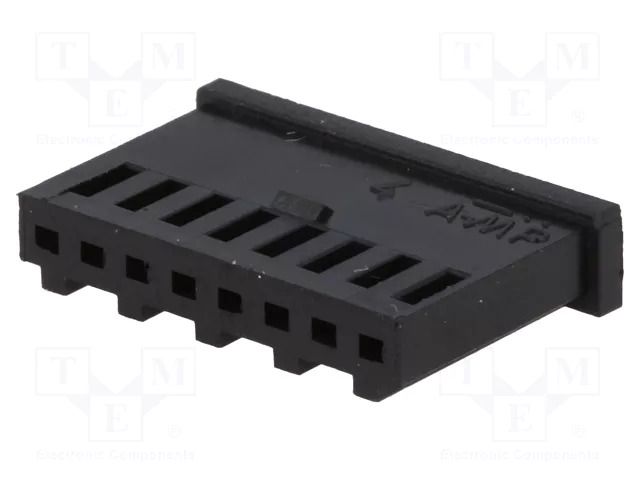 Connector: wire-board; plug; female; PIN: 8; AMPMODU MOD II; 2.54mm TE Connectivity 280361