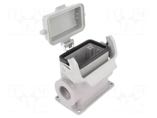 Enclosure for connectors: HDC; size 10B; Han® B; IP65; with latch HARTING 19300100296
