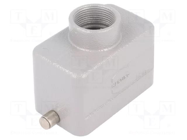 Enclosure: for Han connectors; Han; size 10B; for cable; straight HARTING 19300101441