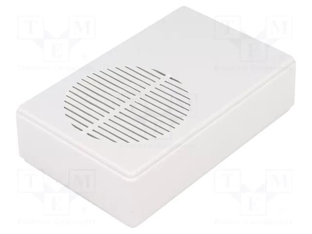 Enclosure: specialist; X: 57mm; Y: 90mm; Z: 23mm; ABS; grey MASZCZYK ABS-26NB