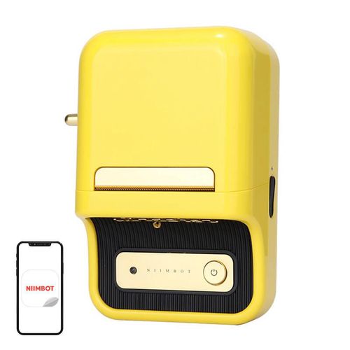 Portable Label Printer Niimbot B21 (yellow), NIIMBOT B21 Yellow