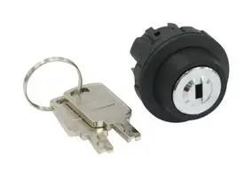 OPERATOR, KEY SELECTOR SW/2POS/BLK BEZEL CW1K-2A