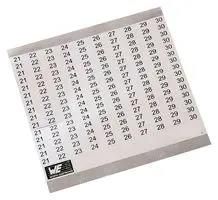 TERMINAL BLOCK, LABEL, 21-30, 2.54MM 691900910301