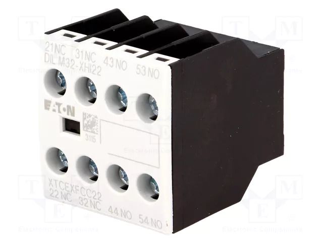 Auxiliary contacts; Leads: screw terminals; front EATON ELECTRIC DILM32-XHI22