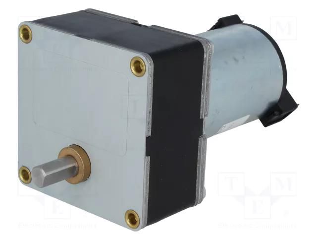 Motor: DC; 17W; 24VDC; 2750rpm; 5.2rpm; toothead reduction gear CROUZET 80807022