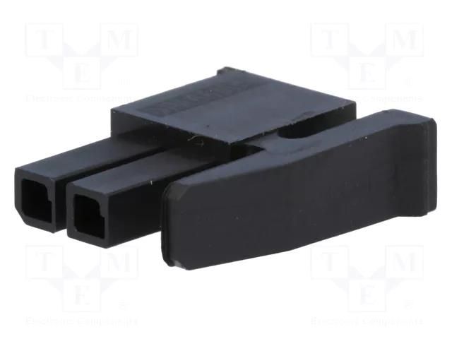 Connector: wire-board; plug; female; Micro MATE-N-LOK; 3mm; PIN: 2 TE Connectivity 794617-2