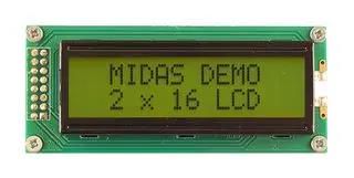 LCD DISPLAY, COB, 16 X 2, STN, 3.3V MC21605B6W-SPTLY3.3-V2