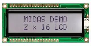 LCD DISPLAY, COB, 16 X 2, FSTN, 3.3V MC21605G6W-FPTLW3.3-V2