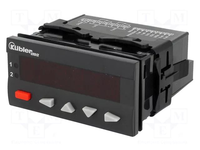 Counter: electronical; LED; pulses/speed/time; 0÷999999; SPDT KÜBLER 6.560.010.000