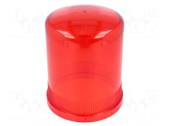 Cloche; red; IP65; ABS MOFLASH SIGNALLING 50065