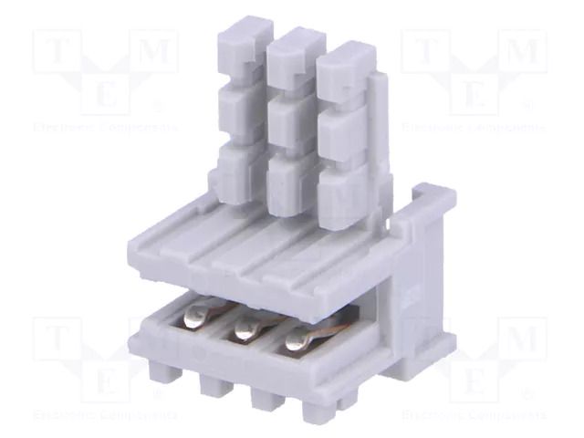 Connector: card edge; plug; PIN: 3; AMP DUOPLUG 2.5; IDC; for cable TE Connectivity 3-829868-3
